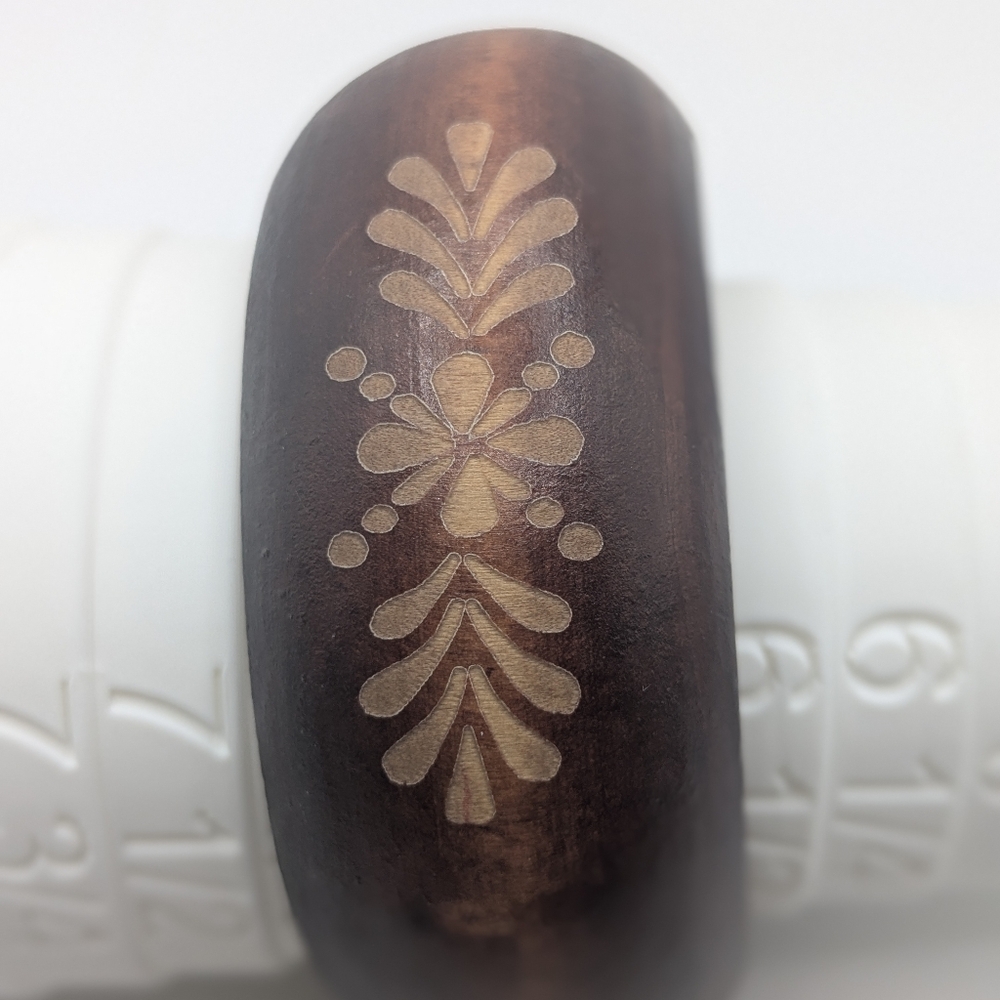 Vintage Wooden Boho Bangle